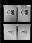 Re-photo Dawn Smith & Dr. Hoot (4 Negatives) September - December 1955, undated [Sleeve 2, Folder b, Box 8]